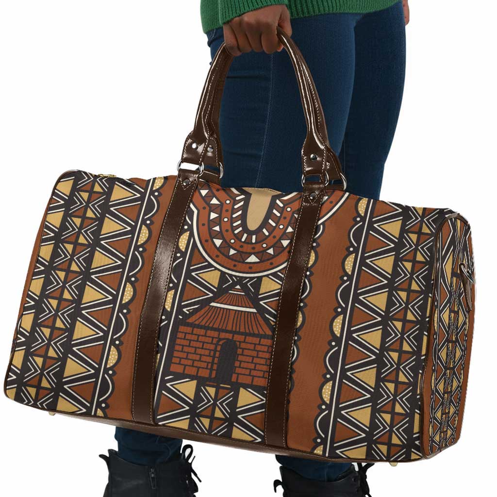 Mali Mud Cloth African Village Travel Bag Ethnic Geometry Style