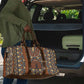 Mali Mud Cloth African Village Travel Bag Ethnic Geometry Style
