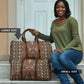 Mali Mud Cloth African Village Travel Bag Ethnic Geometry Style