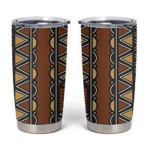 Mali Mud Cloth Village Legacy Tumbler Cup African Tribal Pattern - African Pride