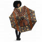 Mali Mud Cloth African Village Umbrella Ethnic Geometry Style