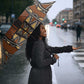 Mali Mud Cloth African Village Umbrella Ethnic Geometry Style