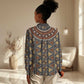 Mali Mud Cloth Village Legacy Women Casual Shirt African Tribal Pattern - African Pride
