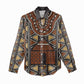 Mali Mud Cloth Village Legacy Women Casual Shirt African Tribal Pattern - African Pride
