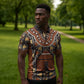 Mali Mud Cloth African Village Zipper Polo Shirt Ethnic Geometry Style