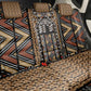 Mali Mud Cloth Leopards Legacy Back Car Seat Cover African Tribal Pattern - African Pride