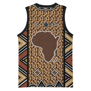Mali Mud Cloth Leopards Legacy Basketball Jersey African Tribal Pattern LT15