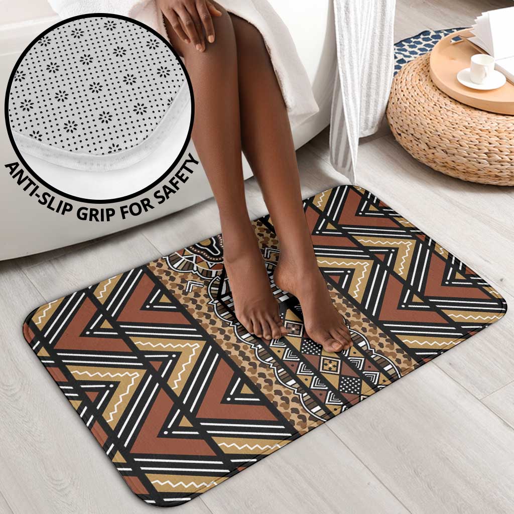 Mali Mud Cloth Leopards Legacy Bathroom Set Tribal Village