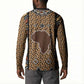 Mali Mud Cloth Leopards Legacy Button Sweatshirt Tribal Village