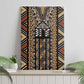 Mali Mud Cloth Leopards Legacy Canvas Wall Art African Tribal Pattern - African Pride