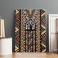 Mali Mud Cloth Leopards Legacy Canvas Wall Art African Tribal Pattern - African Pride