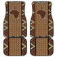 Mali Mud Cloth Leopards Legacy Car Mats African Tribal Pattern - African Pride