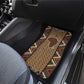Mali Mud Cloth Leopards Legacy Car Mats African Tribal Pattern - African Pride
