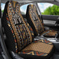Mali Mud Cloth Leopards Legacy Car Seat Cover African Tribal Pattern - African Pride