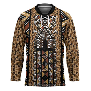 Mali Mud Cloth Leopards Legacy Hockey Jersey Tribal Village