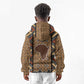 Mali Mud Cloth Leopards Legacy Kid Hoodie African Tribal Pattern - African Pride