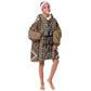 Mali Mud Cloth Leopards Legacy Kid Wearable Blanket Hoodie African Tribal Pattern - African Pride