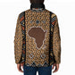 Mali Mud Cloth Leopards Legacy Padded Jacket Tribal Village