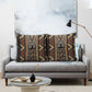 Mali Mud Cloth Leopards Legacy Pillow Cover Tribal Village