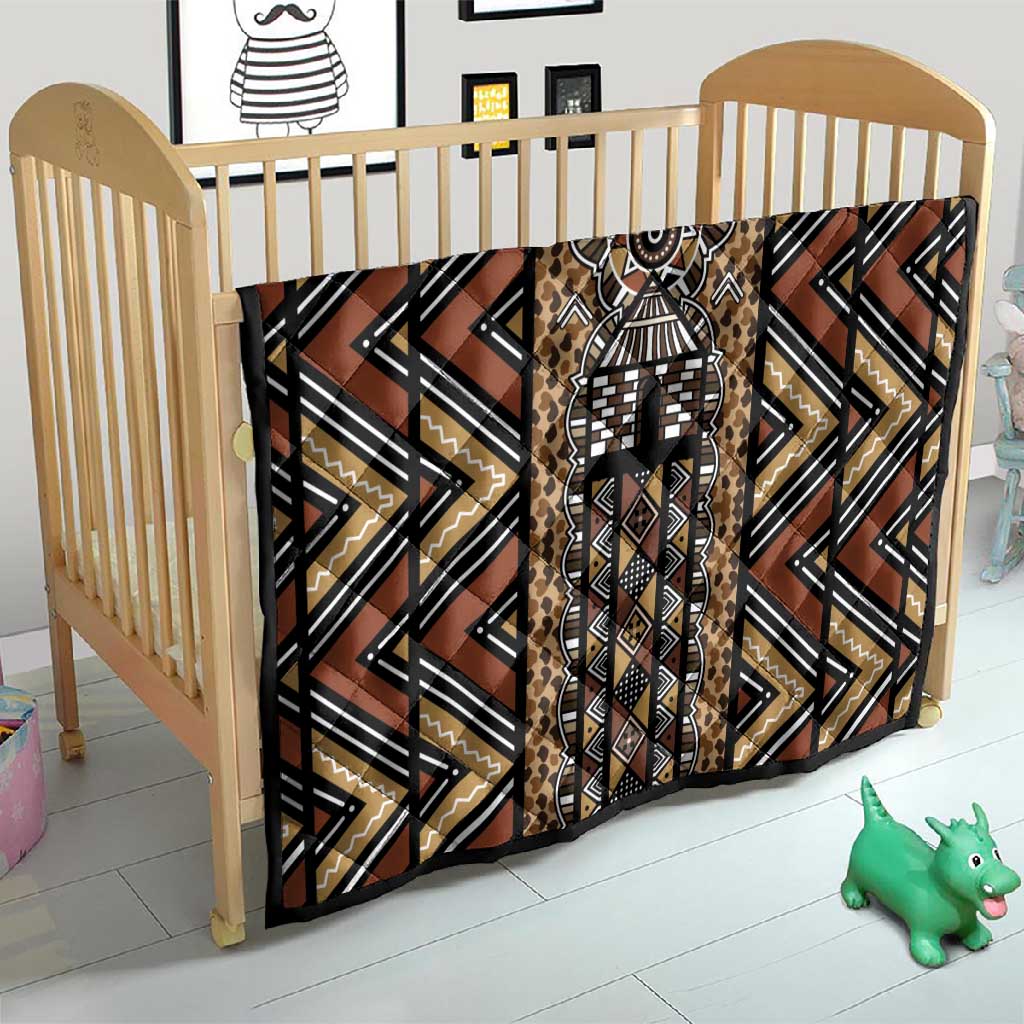 Mali Mud Cloth Leopards Legacy Quilt African Tribal Pattern - African Pride