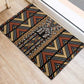 Mali Mud Cloth Leopards Legacy Rubber Doormat African Tribal Pattern - African Pride