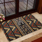 Mali Mud Cloth Leopards Legacy Rubber Doormat African Tribal Pattern - African Pride