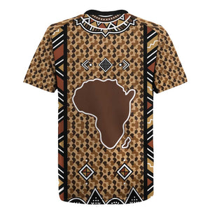 Mali Mud Cloth Leopards Legacy Rugby Jersey African Tribal Pattern - African Pride