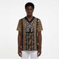 Mali Mud Cloth Leopards Legacy Scrub Top African Tribal Pattern - African Pride