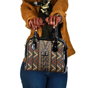 Mali Mud Cloth Leopards Legacy Shoulder Handbag African Tribal Pattern - African Pride