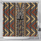 Mali Mud Cloth Leopards Legacy Shower Curtain African Tribal Pattern - African Pride