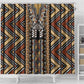 Mali Mud Cloth Leopards Legacy Shower Curtain African Tribal Pattern - African Pride