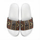 Mali Mud Cloth Leopards Legacy Slide Sandals Tribal Village
