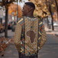 Mali Mud Cloth Leopards Legacy Sweatshirt African Tribal Pattern - African Pride
