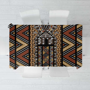 Mali Mud Cloth Leopards Legacy Tablecloth African Tribal Pattern - African Pride