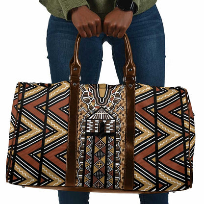 Mali Mud Cloth Leopards Legacy Travel Bag Tribal Village