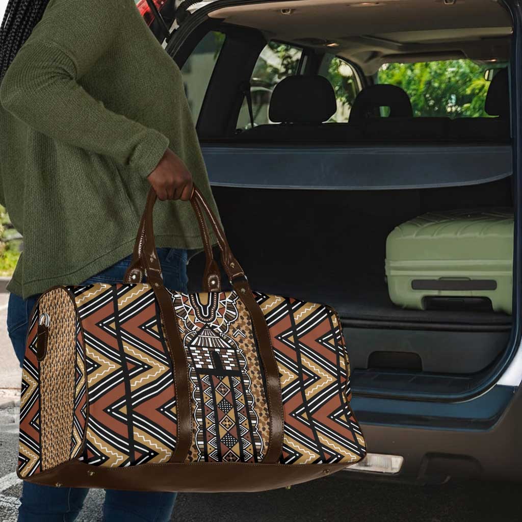 Mali Mud Cloth Leopards Legacy Travel Bag Tribal Village