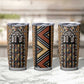 Mali Mud Cloth Leopards Legacy Tumbler Cup African Tribal Pattern - African Pride