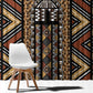 Mali Mud Cloth Leopards Legacy Window Curtain African Tribal Pattern - African Pride