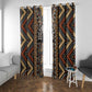 Mali Mud Cloth Leopards Legacy Window Curtain African Tribal Pattern - African Pride