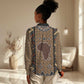Mali Mud Cloth Leopards Legacy Women Casual Shirt African Tribal Pattern - African Pride