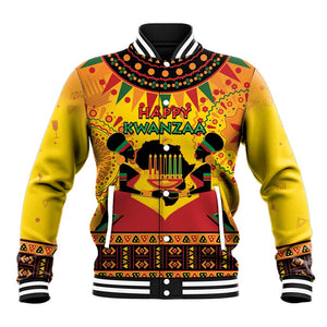 Afro-Americans Kwanzaa Baseball Jacket African Pattern