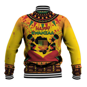 Afro-Americans Kwanzaa Baseball Jacket African Pattern