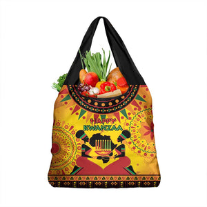 Afro-Americans Kwanzaa Grocery Bag African Pattern