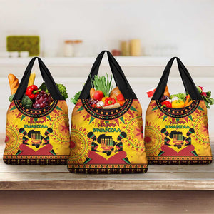 Afro-Americans Kwanzaa Grocery Bag African Pattern