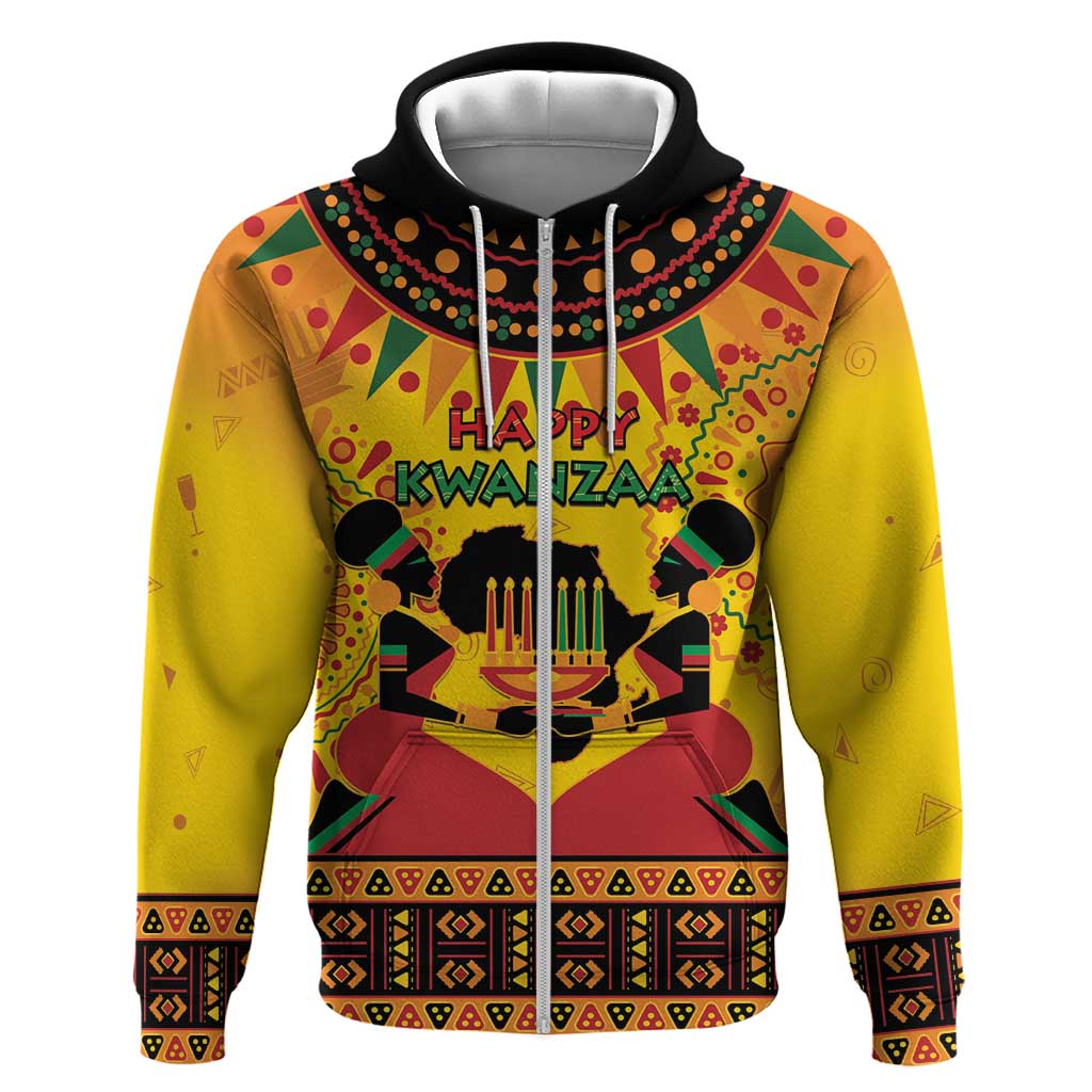 Afro-Americans Kwanzaa Hoodie African Pattern