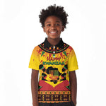 Afro-Americans Kwanzaa Kid Polo Shirt African Pattern