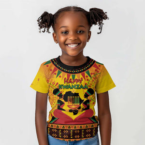 Afro-Americans Kwanzaa Kid T shirt African Pattern