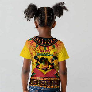 Afro-Americans Kwanzaa Kid T shirt African Pattern