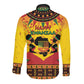 Afro-Americans Kwanzaa Long Sleeve Button Shirt African Pattern