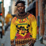 Afro-Americans Kwanzaa Long Sleeve Shirt African Pattern